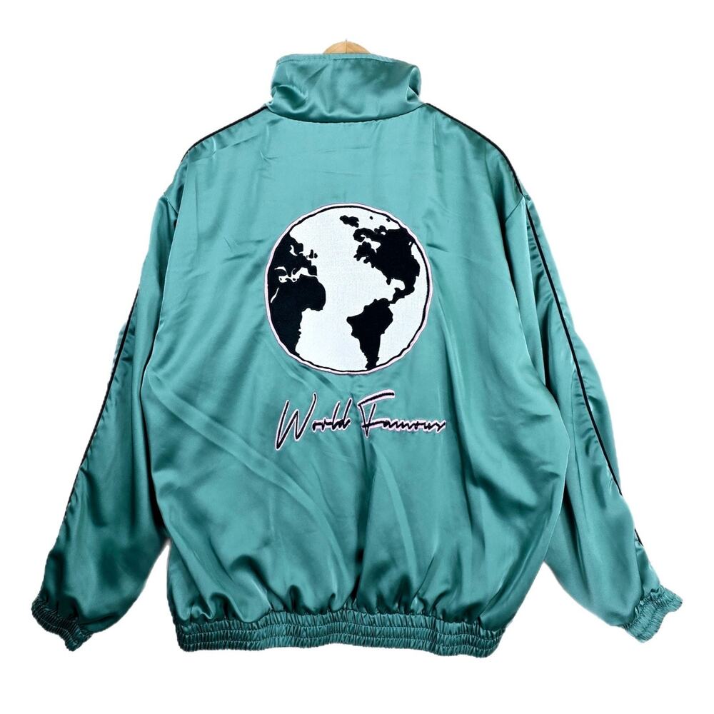 Homme + Femme LA World Famous Track Jacket Size XL Grunge Streetwear